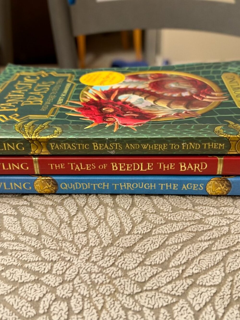 Harry Potter Hogwarts Library Companion Books Set of 3 Bloomsbury